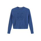 Vibe Royal Braided Detail Logo Sweater
