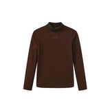 Vibe Brown Mock Neck Sweater