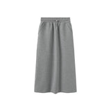 N+A Light Grey Shan Sweatshirt Midi Skirt