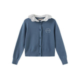 One Child Light Blue Palli Cardigan