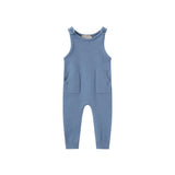 One Child Light Blue Palli Knit Overalls