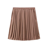 French Heritage Mauve Alko Pleated Skirt