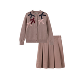 One Child Mauve Bows Set