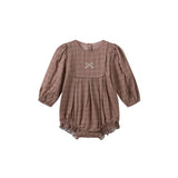 One Child Mauve Bows Romper