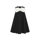 Lilou Black Big Bow Scuba Jumper