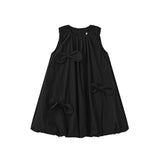 Lilou Black Bow Bubble Jumper