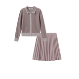 Lilou Mauve Hanett Knit Set
