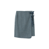 Valen Vee Blue Fran Scalloped Skirt