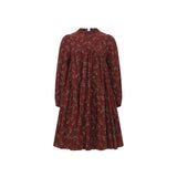 One Child Burgundy Rhea Floral Dress