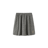 One Child Charcoal Sony Flower Print Skirt