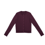 Zaikamoya Plum Patti Cardigan