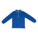 Crew Cobalt Zack Polo