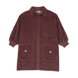 Kin Kin Mauve Corduroy Shirt Dress