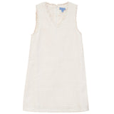 Pompomme Cream Tweed Fringe Edge Jumper
