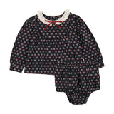 Analogie Navy Print Home Garden Set