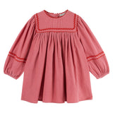Emile Et Ida Pink Velvet Dress