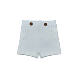Sweet Threads Off-White Ace Knit Shorts