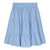 Teela Light Blue Tiered Skirt