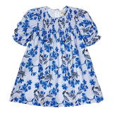 Teela Blue Floral Smocked Dress