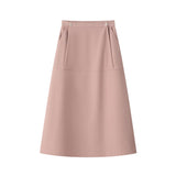 Coco Blanc Blush Crepe Skirt