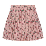 Teela Peach Pleated Skirt