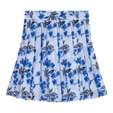 Teela Blue Pleated Skirt
