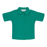 Teela Green Textured Shirt