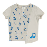 Teela Music Note Print Boys Shirt