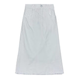 Teela White Maxi Triangle Skirt