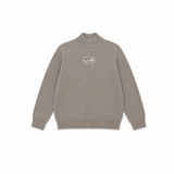 Calla Lili Taupe Cross Stitch Sweater