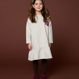 Petit Blush Grey Melange Aliza Dress