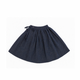 Calla Lili Blue Wrap Skirt