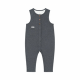 Calla Lili Grey Pocket Romper