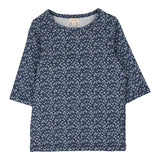 Lil Legs Navy Poppy Floral Tee