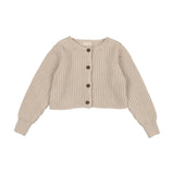 Lil Legs Oat Knit Cardigan 