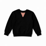 Madeline Black Patch Harvest Sweatshirt