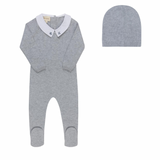 Looms Baby Blue Fair Isle Collection Footie Set