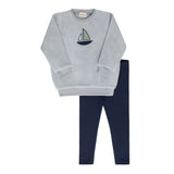 Ely's & Co Blue Embroidered Liberty/Berry Collection Set