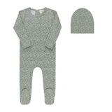 Ely's & Co Blue Liberty/Berry Collection Footie Set