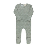 Ely's & Co Blue Liberty/Berry Collection Footie