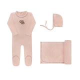 Ely's & Co Pink Embroidered Liberty Collection Take Me Home Set