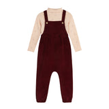 Ely's & Co Pink Floral Dot Collection Overalls