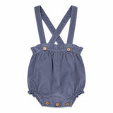Birinit Petit Storm Blue Corduroy Straps Bloomers