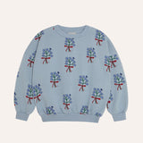 Campamento Light Blue Bouquets Sweatshirt