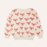 Campamento Ecru Big Bows Sweatshirt