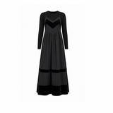 Pashmini Black Velvet Chevron Carmen Jumper