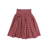 Buho Pomegranate Tartan Skirt