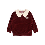 Buho Pomegranate Velvet Sweatshirt