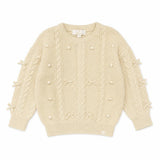 LRDM Sand Elise Bow Sweater