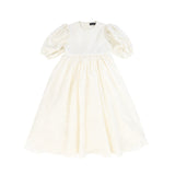 Francesca Guilano Cream Floral Embroidery Gown